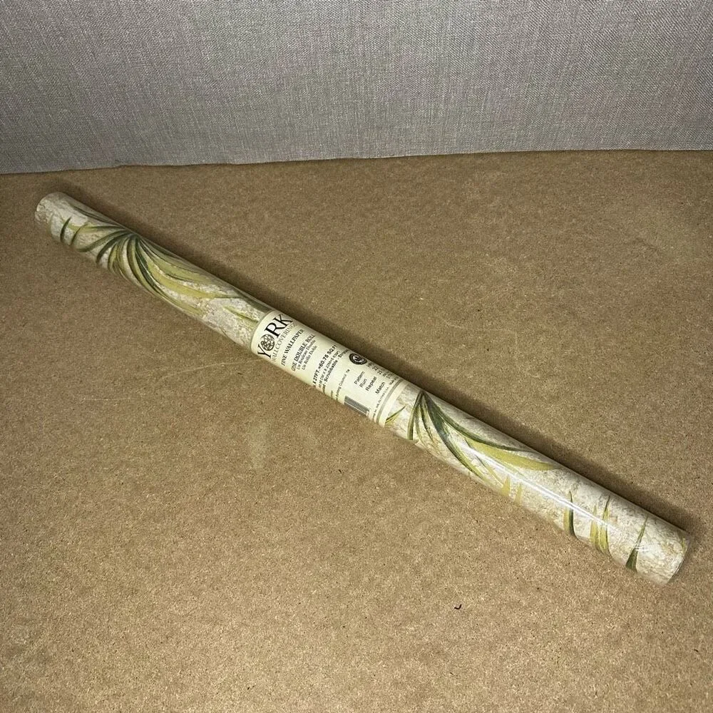 York Wallcoverings Fine Wallpaper Tropical Palm Tree HP5545 One Double Roll